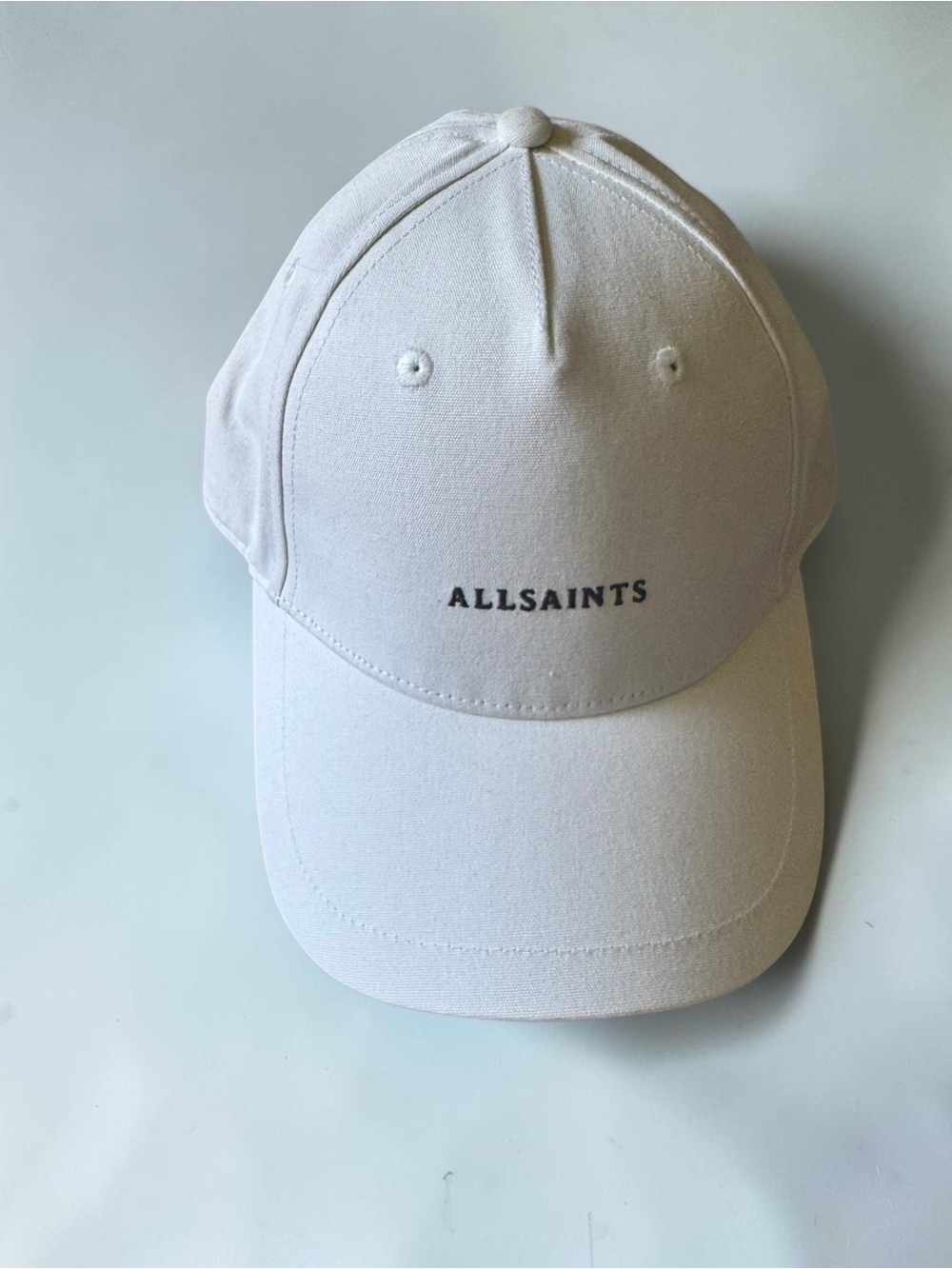 AllSaints White Logo Baseball Cap